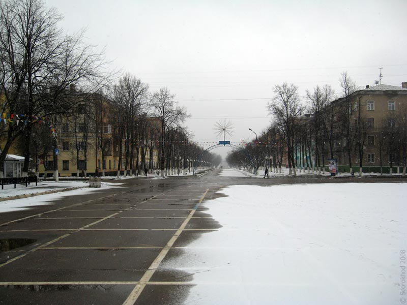 Площадь перед ДК «Металлург» в Ступино