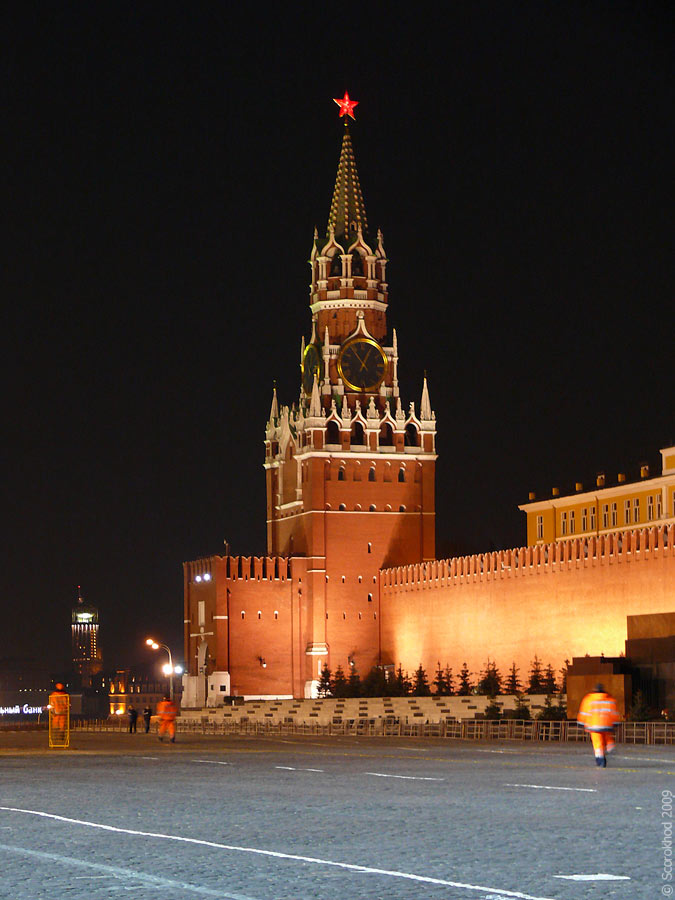 Красная Площадь. Спасская башня