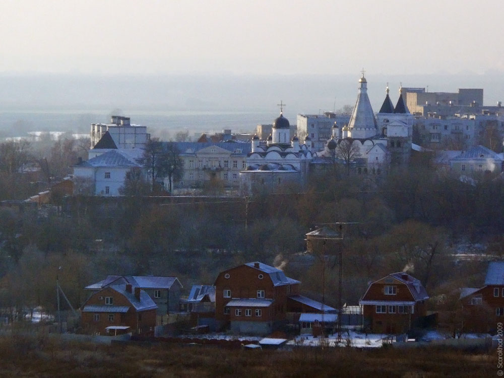 Серпухов Высоцкий монастырь зима